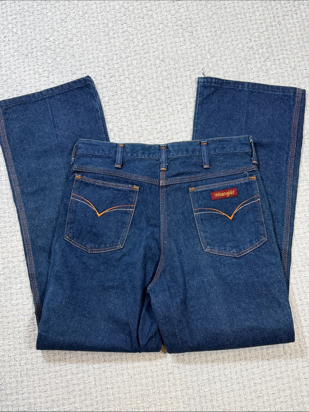 Men’s Vintage 80’s Wrangler 7M561 Western Cowboy Denim Jeans Bootcut Size 32 S
